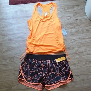 Workout top and shorts